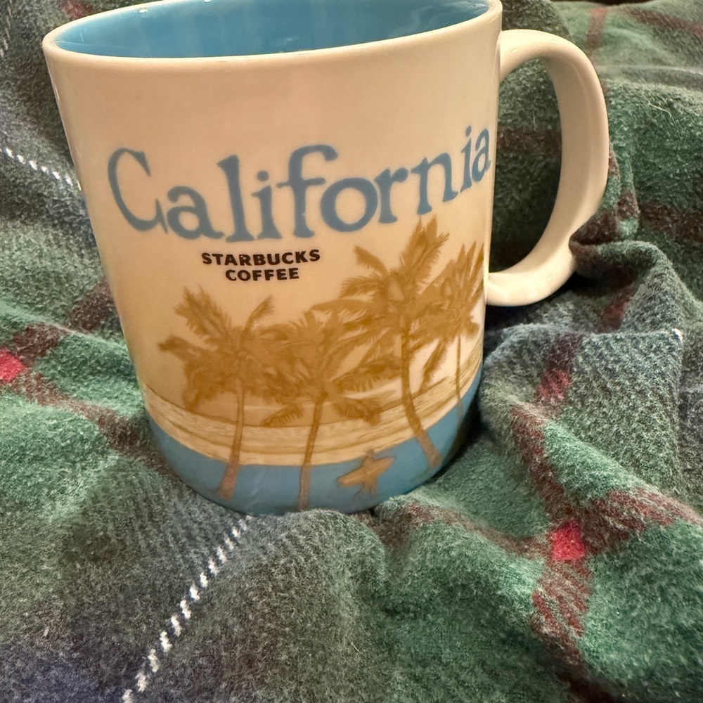 Starbucks California Mug - Blue and Tan